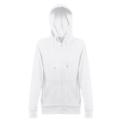 THC AMSTERDAM WOMEN WH. Sweatshirt para senhora, com fecho e capuz